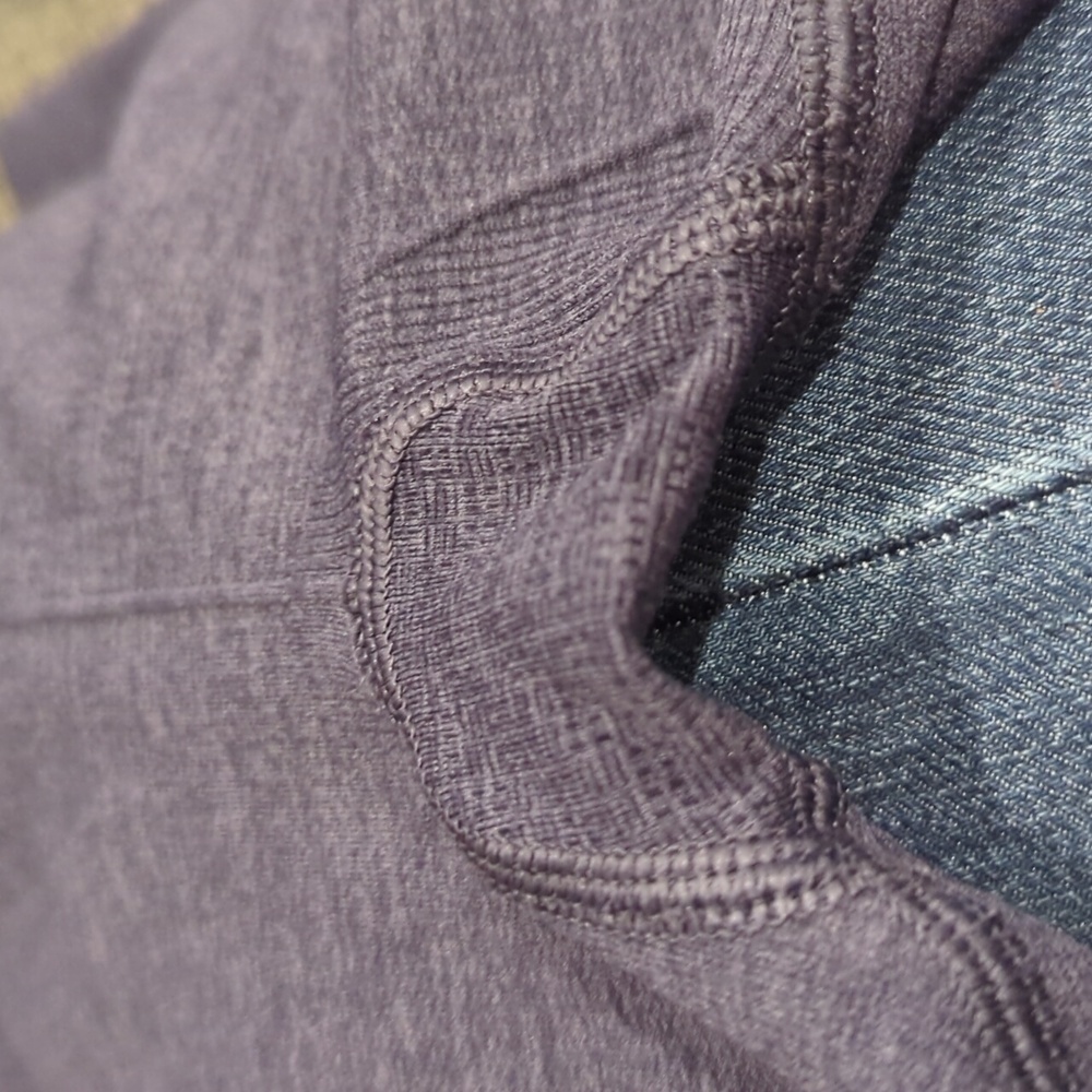 Lululemon In The Flow Crop II Heathered Inkwell - Picture 11 of 14
